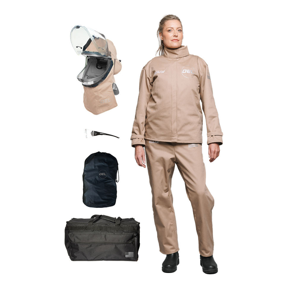 40 Cal Jacket Bib Overall Lift Front Hood w Lights Kit Womens from GME Supply